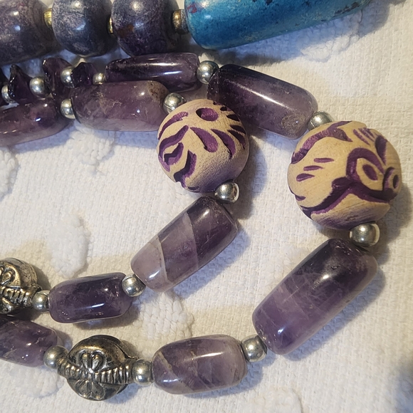 18pc Vintage Natural Stone Jewerly Lot - Picture 10 of 14